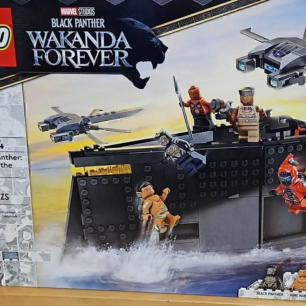 LEGO Marvel Black Panther Wakanda Forever War on the Water 76214 Building  Set
